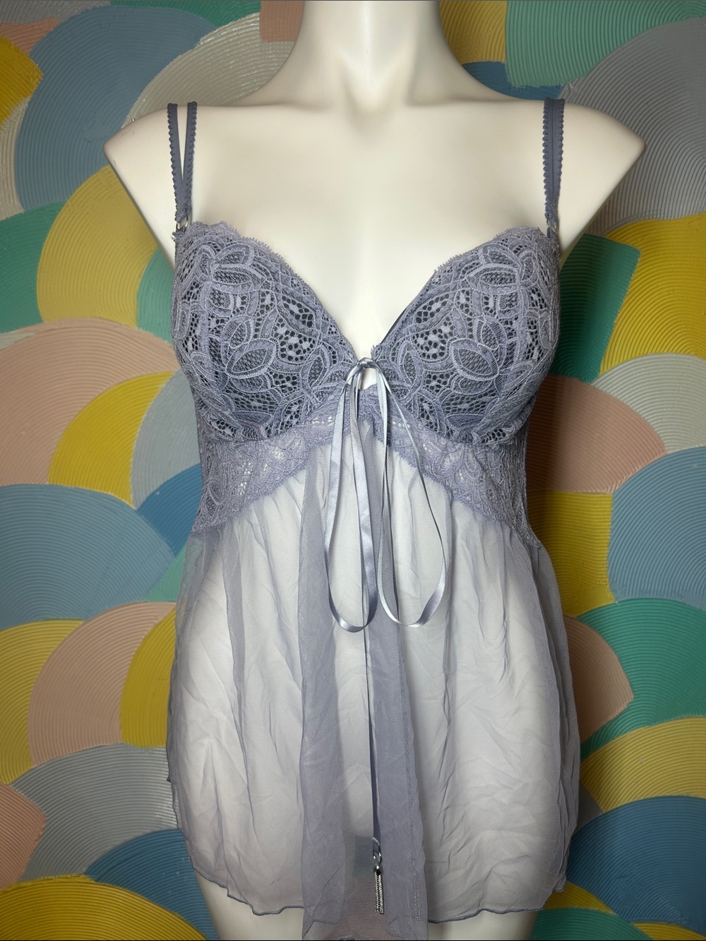 Victoria's Secret Lavender Sheer Lace Bralette